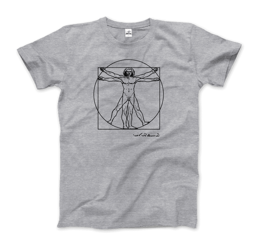 Leonardo Da Vinci, Vitruvian Man Sketch T-Shirt